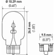 Purchase Top-Quality Parking Brake Warning Light by HELLA - 2821SB pa7