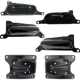 Purchase Top-Quality Passenger Side Front Bumper Bracket - CH1067137 pa1