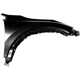 Purchase Top-Quality Passenger Side Front Fender Assembly - HO1241193C pa1