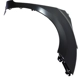 Purchase Top-Quality Passenger Side Front Fender Assembly - HY1241158C pa10