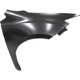 Purchase Top-Quality Passenger Side Front Fender Assembly - CH1241289 pa1