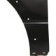 Purchase Top-Quality Passenger Side Front Fender Assembly - FO1241273 pa5