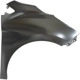 Purchase Top-Quality Passenger Side Front Fender Assembly - GM1241391C pa1