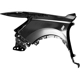 Purchase Top-Quality Passenger Side Front Fender Assembly - HO1241204 pa5
