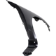 Purchase Top-Quality Passenger Side Front Fender Assembly - TO1241196 pa2