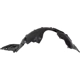Purchase Top-Quality Passenger Side Front Fender Inner Panel - HO1249202 pa4