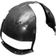 Purchase Top-Quality Passenger Side Front Fender Inner Panel - HY1249202 pa1