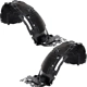 Purchase Top-Quality Passenger Side Front Fender Inner Panel - NI1249182C pa4