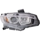 Purchase Top-Quality Passenger Side Headlamp Assembly Composite - HO2503173 pa3