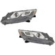 Purchase Top-Quality Passenger Side Headlamp Assembly Composite - MI2503174C pa2