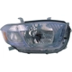 Purchase Top-Quality Passenger Side Headlamp Lens/Housing - TO2519117C pa1