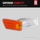 Purchase Top-Quality Passenger Side Parklamp Assembly - BM2521104 pa8