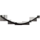 Purchase Top-Quality Passenger Side Rear Bumper Molding - HO1147103 pa3