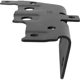 Purchase Top-Quality Passenger Side Rear Bumper Support Bracket - CH1163108 pa3
