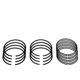 Purchase Top-Quality SEALED POWER - E531K - Piston Ring Set pa1