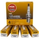 Purchase Top-Quality NGK CANADA - 7090 - Platinum Plug (Pack of 4) pa4