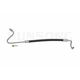 Purchase Top-Quality Power Steering Pressure Hose by SUNSONG NORTH AMERICA - 3401333 pa1