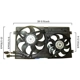 Purchase Top-Quality Radiator And Condenser Fan Assembly by AGILITY - 6035101 pa1