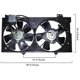 Purchase Top-Quality APDI - 6028120 - Dual Radiator and Condenser Fan Assembly pa2