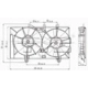 Purchase Top-Quality Radiator And Condenser Fan Assembly by TYC - 620820 pa1