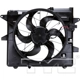 Purchase Top-Quality Radiator And Condenser Fan Assembly by TYC - 621070 pa1