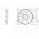 Purchase Top-Quality Radiator And Condenser Fan Assembly by TYC - 621720 pa3