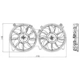 Purchase Top-Quality Radiator And Condenser Fan Assembly by TYC - 622150 pa13