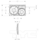 Purchase Top-Quality Radiator And Condenser Fan Assembly by TYC - 622820 pa2