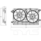 Purchase Top-Quality Radiator And Condenser Fan Assembly by TYC - 623170 pa10