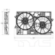 Purchase Top-Quality Radiator And Condenser Fan Assembly by TYC - 623850 pa9