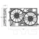 Purchase Top-Quality Radiator And Condenser Fan Assembly by TYC - 623890 pa6