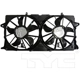 Purchase Top-Quality Radiator And Condenser Fan Assembly by TYC - 624050 pa8