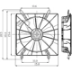 Purchase Top-Quality Radiator Fan Assembly by GLOBAL PARTS DISTRIBUTORS - 2811290 pa1