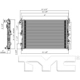 Purchase Top-Quality Radiator by TYC - 13561 pa3