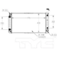 Purchase Top-Quality Radiator by TYC - 2793 pa3