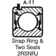 Purchase Top-Quality Rear Alternator Bearing by SKF - AB7 pa5
