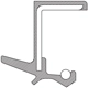 Purchase Top-Quality Rear Axle Seal by NATIONAL OIL SEALS - 711091 pa1