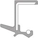 Purchase Top-Quality Rear Axle Seal by NATIONAL OIL SEALS - 711096 pa1