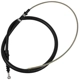Purchase Top-Quality VAICO - V10-30028 - Rear Parking Brake Cable pa1