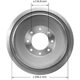 Purchase Top-Quality BENDIX GLOBAL - PDR0387 - Brake Drum pa1