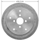 Purchase Top-Quality BENDIX GLOBAL - PDR0544 - Brake Drum pa3