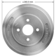 Purchase Top-Quality BENDIX GLOBAL - PDR0837 - Brake Drum pa2
