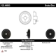 Purchase Top-Quality Tambour de frein arrière par CENTRIC PARTS - 122.49003 pa1