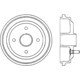 Purchase Top-Quality Tambour de frein arrière par CENTRIC PARTS - 122.49003 pa4
