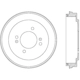 Purchase Top-Quality Tambour de frein arrière de CENTRIC PARTS - 122.51013 pa6