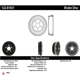 Purchase Top-Quality Tambour de frein arrière par CENTRIC PARTS - 122.61031 pa1