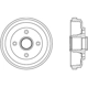 Purchase Top-Quality Rear Brake Drum by CENTRIC PARTS - 122.61050 pa1