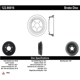 Purchase Top-Quality Tambour de frein arrière par CENTRIC PARTS - 122.66016 pa6