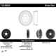 Purchase Top-Quality Tambour de frein arrière par CENTRIC PARTS - 122.66034 pa5