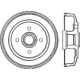 Purchase Top-Quality Tambour de frein arrière par CENTRIC PARTS - 123.50005 pa1